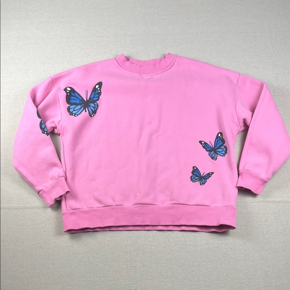 Yllw the label Sweatshirt with Blue Butterfly
Size: Small